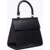Medium Stylish, Chic Insulated Lunchbox, Black Croc - Lunchbags - 2