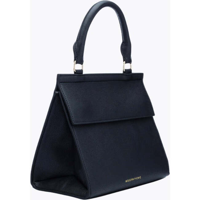 Medium Stylish, Chic Insulated Lunchbox, Black - Lunchbags - 2