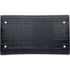 Large, Insulated, Chic Lunchbox, Black Croc - Lunchbags - 4