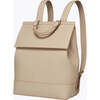 Chic, Stylish Padded Laptop Sleeve Backpack, Cream - Backpacks - 2