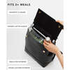 Chic, Stylish Padded Laptop Sleeve Backpack, Black Croc - Backpacks - 7