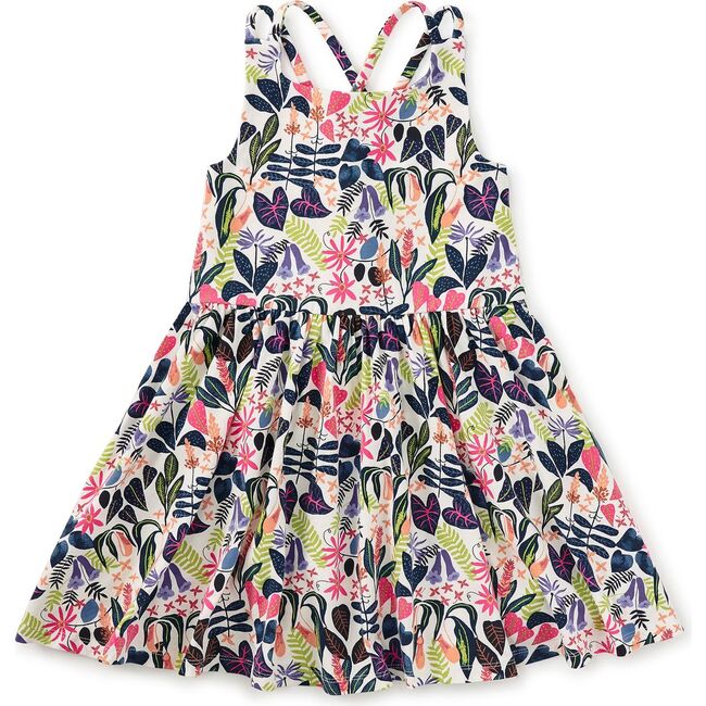 Strappy Back Skirted Dress, Amazon Rainforest Floral