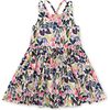Strappy Back Skirted Dress, Amazon Rainforest Floral - Dresses - 1 - thumbnail