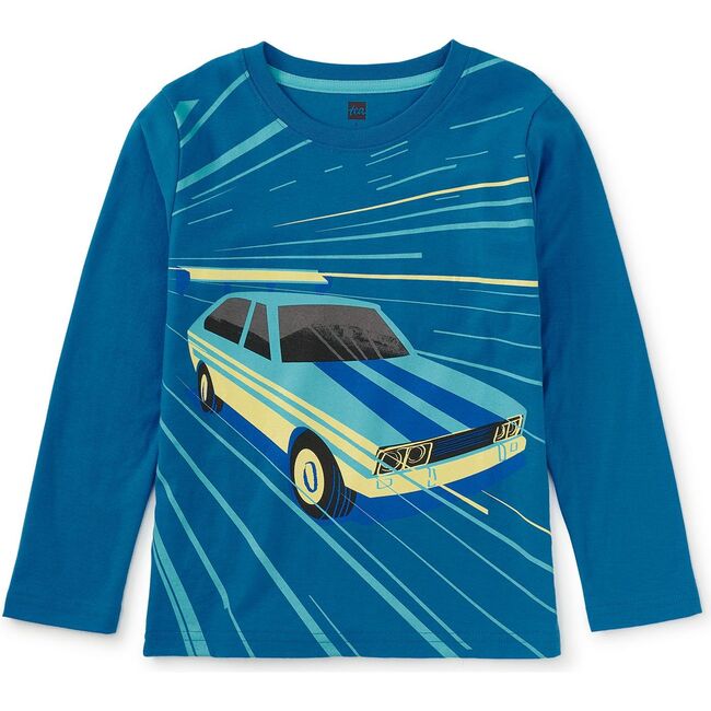 Vintage Racecar Graphic Tee, SWEDISH BLUE