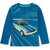 Vintage Racecar Graphic Tee, SWEDISH BLUE - T-Shirts - 1 - thumbnail