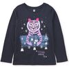 Marie Curie Glow Graphic Tee, Indigo - T-Shirts - 1 - thumbnail
