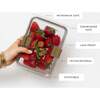 Stackable, Microwave + Dishwasher Safe Food Container Set, 1 Set - Lunchbags - 2