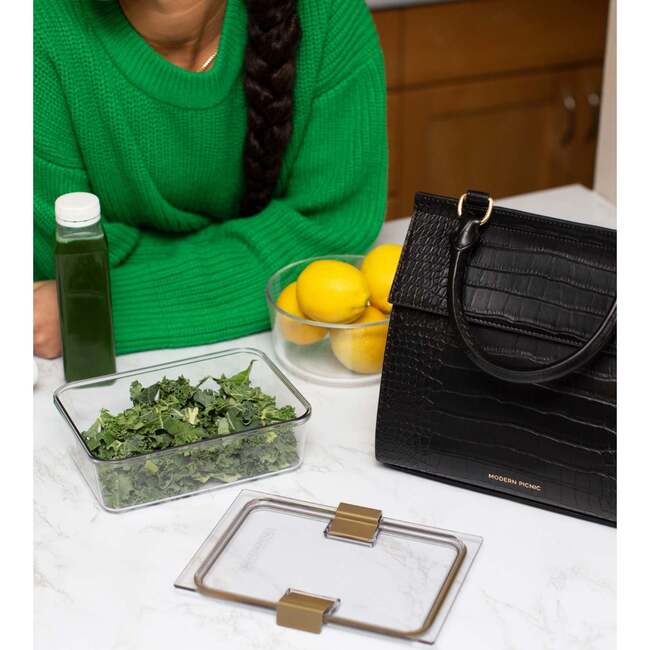 Stackable, Microwave + Dishwasher Safe Food Container Set, 1 Set - Lunchbags - 5