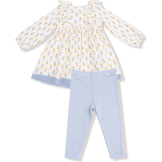 Dress with Legging Set, Western Sunflower