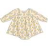 Puffed Long Sleeve Bubble with Skirt, Winter Dandelions - Dresses - 1 - thumbnail