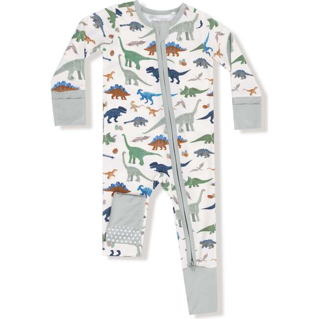 Convertible Romper, Washy Dinos