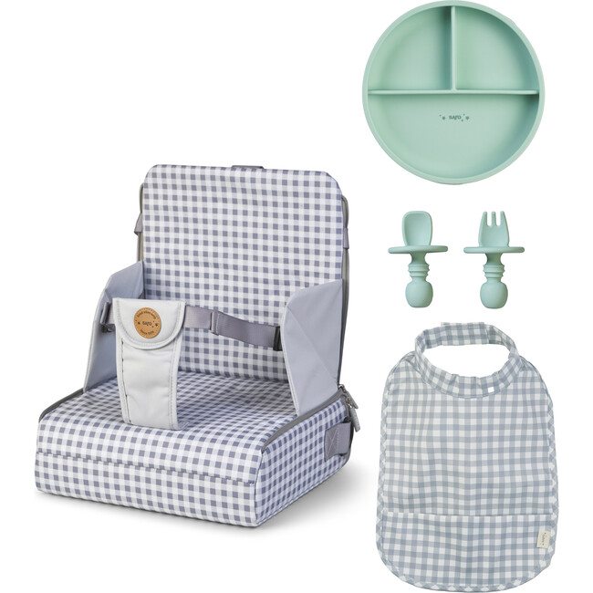 Gray Vichy Feeding Fun Portable Booster Feeding Set