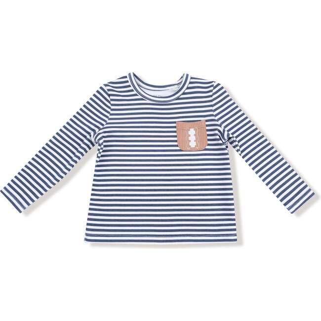Uni Long Sleeve Shirt, Football Stripes
