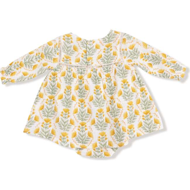 Puffed Long Sleeve Bubble with Skirt, Winter Dandelions - Dresses - 2