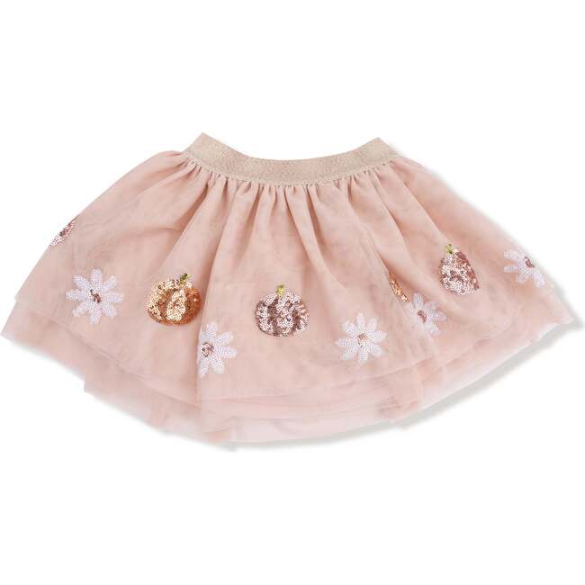 Halloween Pumpkins and Flowers Tutu Skirt