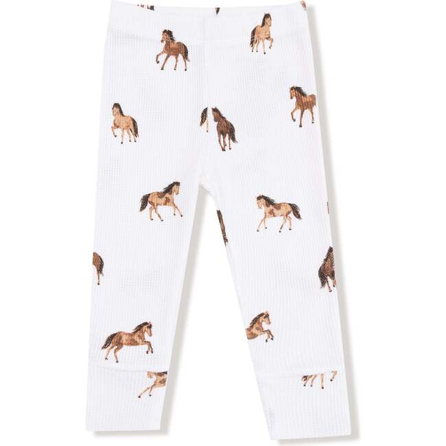 Long Sleeve Loungewear Set, Mini Horses - Mixed Apparel Set - 2