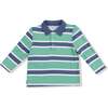 Polo Long Sleeve Shirt, Rugby Stripe - Polo Shirts - 1 - thumbnail