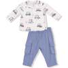 Polo with Cargo Pants, Zooming Golf Carts - Pants - 1 - thumbnail
