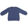Oversized Varsity Sweatshirt, Vintage Indigo - Sweatshirts - 3