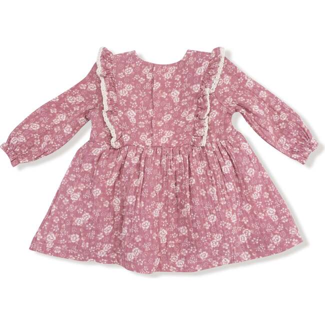 Ruffle Long Sleeve Bubble with Skirt, Bandana Floral - Dresses - 2