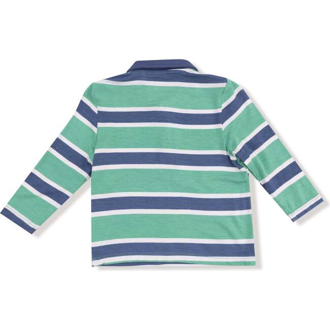 Polo Long Sleeve Shirt, Rugby Stripe - Polo Shirts - 2