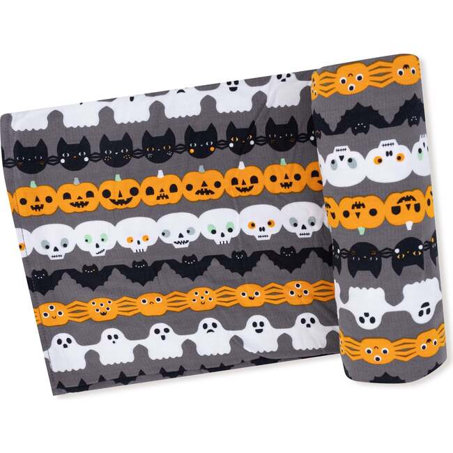 Glow In The Dark Swaddle Blanket, Halloween Paper Garland