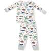 Long Sleeve Loungewear Set, Washy Dinos - Mixed Apparel Set - 1 - thumbnail