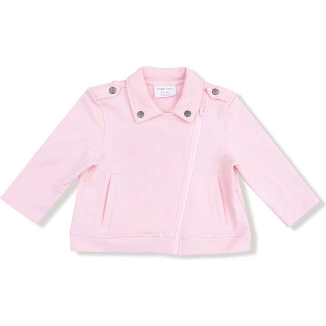 Motorcycle Varisty Jacket, Pink