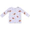 Long Sleeve Loungewear Set, Touchdown Time Lavender - Mixed Apparel Set - 2