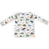 Long Sleeve Loungewear Set, Washy Dinos - Mixed Apparel Set - 2