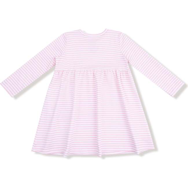 Long Sleeve Play Dress, Football Stripes - Dresses - 2