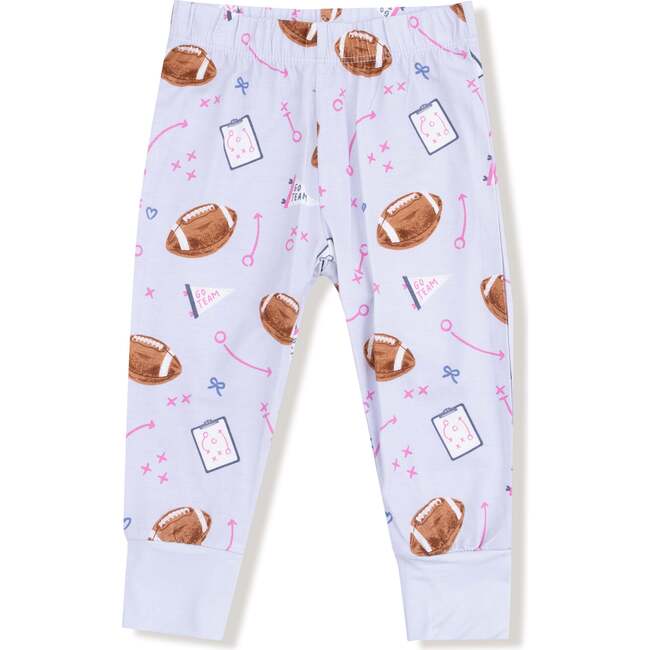 Long Sleeve Loungewear Set, Touchdown Time Lavender - Mixed Apparel Set - 3