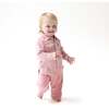 Long Sleeve Western Pearl Snap Shirt, Rose Pink Plaid - Shirts - 1 - thumbnail