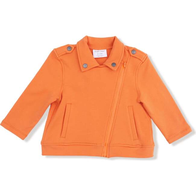 Motorcycle Varsity Jacket, Orange