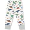 Long Sleeve Loungewear Set, Washy Dinos - Mixed Apparel Set - 3