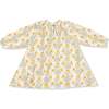 Long Sleeve Ruffle Dress + Bloomer, Winter Dandelions - Dresses - 3