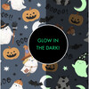 Glow In The Dark 2 Way Zipper Footie, Costumed Ghosts - Footie Pajamas - 2
