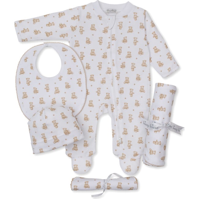 Gift Set w/ Gift Box, Tan Teddy Bear