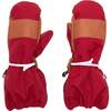 Kids Waterproof Ski Mitten, Heritage Red - Gloves - 1 - thumbnail