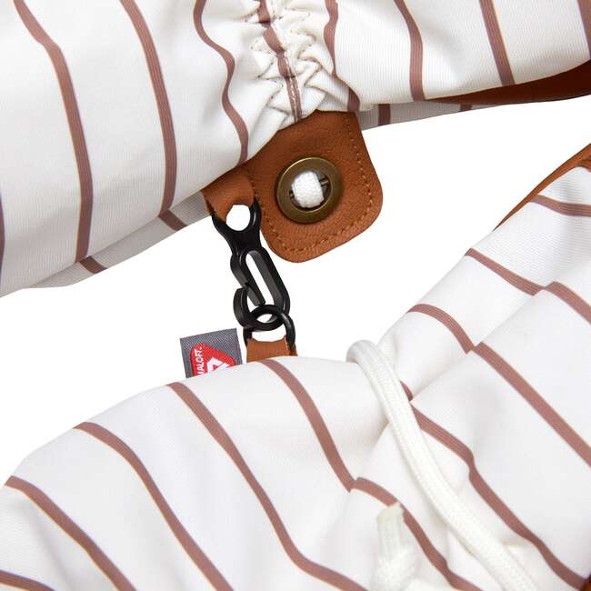 Kids Waterproof Ski Mitten, Breton Stripe - Gloves - 3