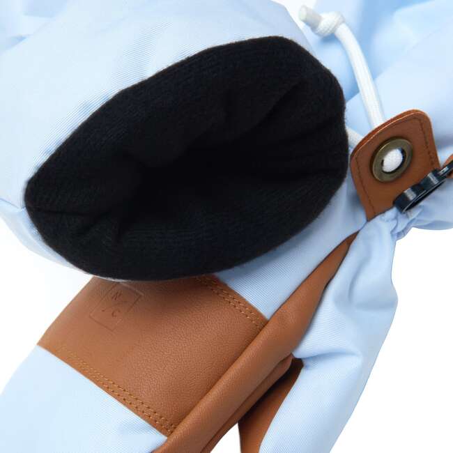 Kids Waterproof Ski Mitten, Cloud Blue - Gloves - 3