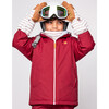 Kids Waterproof Ski Mitten, Breton Stripe - Gloves - 5