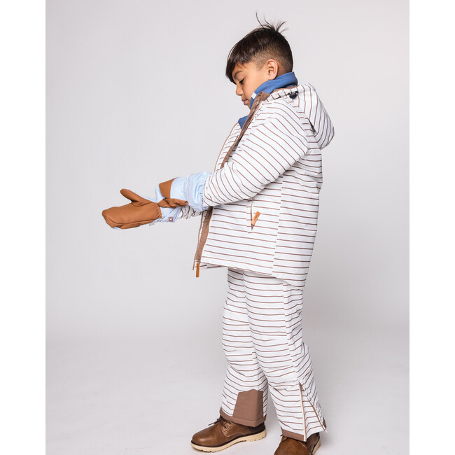 Kids Waterproof Ski Mitten, Cloud Blue - Gloves - 4