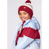 Kids Northern Classics Knit Pom Hat, Heritage Red and Winter White - Hats - 4