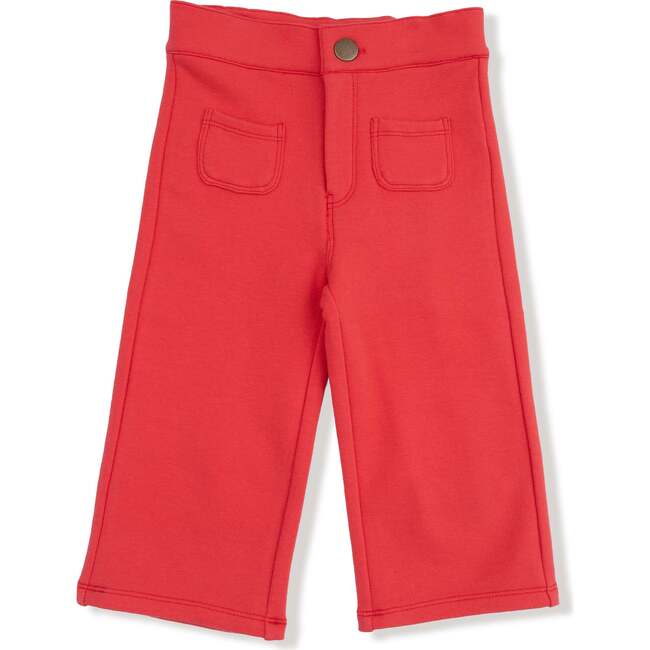 High Waisted Varsity Babybells, Red