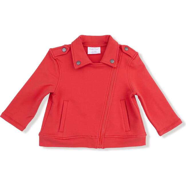 Motorcycle Varsity Jacket, Red