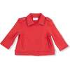Motorcycle Varsity Jacket, Red - Jackets - 1 - thumbnail