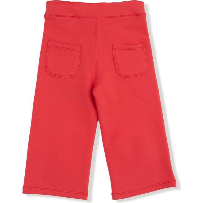High Waisted Varsity Babybells, Red - Pants - 2