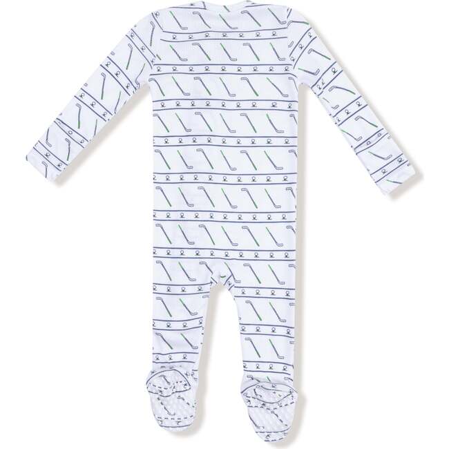 2 Way Zipper Footie, Golf Club - Footie Pajamas - 2
