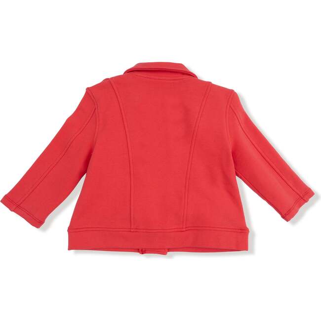 Motorcycle Varsity Jacket, Red - Jackets - 2